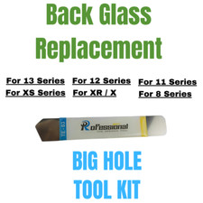 Lot Back Glass Replacement Rear Cover Big Hole For i13 12 11 Pro XS Max XR X 8