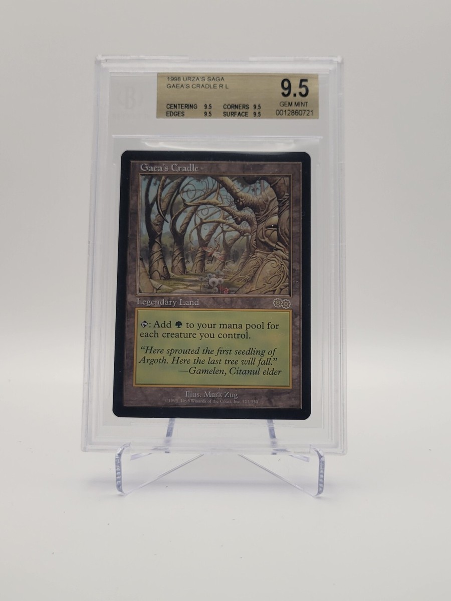 MTG Urza's Saga BGS 9.5(QUAD) Gaea's Cradle | eBay