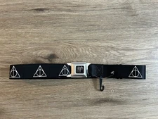 Buckle Down Harry Potter Deathly Hollows Seatbelt Style Adjustable Belt