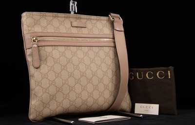 ショルダーバッグ・ポシェット GUCCI Crossbody Bags Women Leather Pink/Beige Gucci Shoulder Bag Crossbody Bag Women's GG Supreme Pink