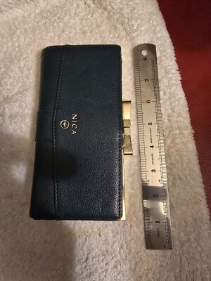 Ladies NICA GREEN wallet Coin Purse With Card Some Wear And Tear At  Edges UK