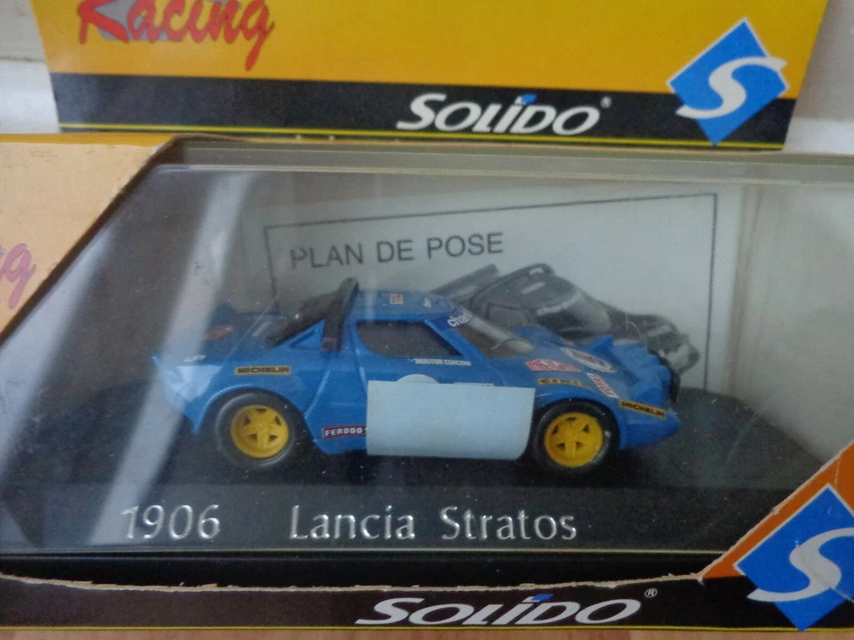 Solido 1/43 Classico Lancia Stratos WRC Rally Auto da Corsa Riferimento 1906 - Immagine 2 di 2
