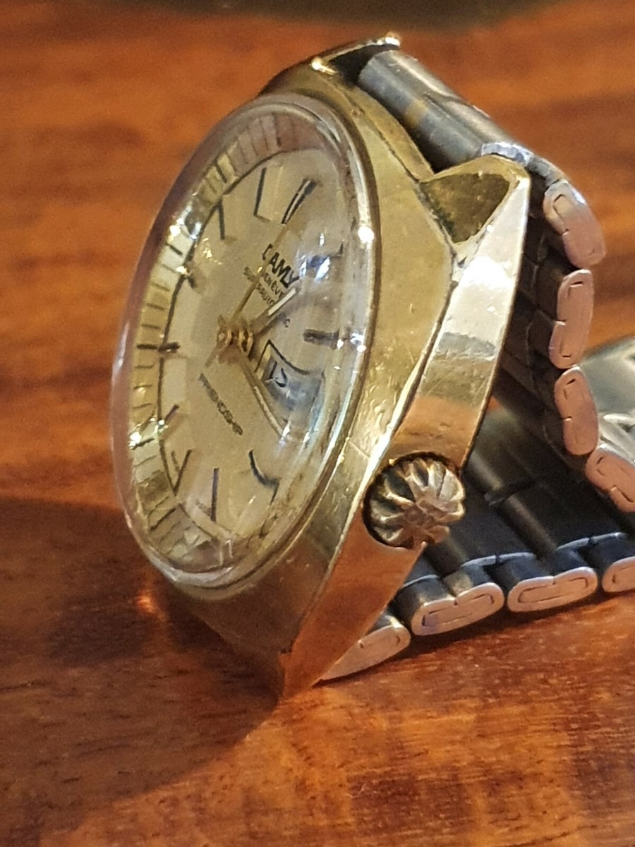 VINTAGE CAMY AUTOMATIC SWISS MADE 25 JEWELS GOLD PLATED WATCH | eBay