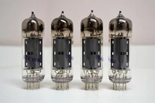 4pcs New 6P14P-EV Matched Quad Gold Grid tube EL84 6BQ5 7189 NOS