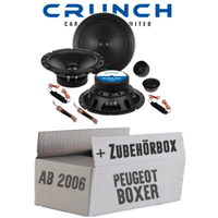 Crunch Lautsprecher FüR Peugeot Boxer 2 Front TüR Boxen 16Cm Auto EinbauzubehöR