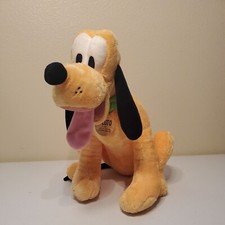 Disney Store Pluto Plush Dog Stuffed Animal 11" Toy Doll Plushie