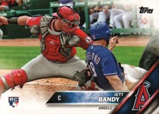2016 Topps Update #US24 - Jett Bandy RC - Los Angeles Angels  16-867