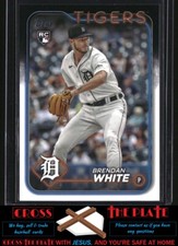 1-2024 Topps RC Brendan White Detroit Tigers #8