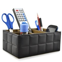 Earlygreen Pu Leather Remote Control/controller Tv Guide/mail/cd Organizer/caddy on sale Earlygreen Pu Leather Remote Control/controller Tv Guide/mail/cd Organizer/caddy on sale
