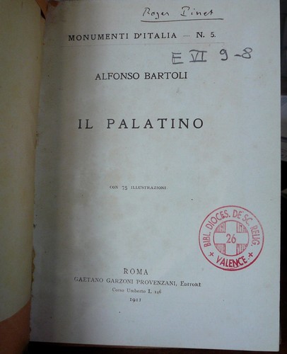 Alfonso Bartoli Nr. 5 IL PALATINO (Denkmäler Italiens) Rom 1911 - Bild 5 von 5