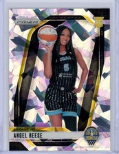 ANGEL REESE 2024 PANINI PRIZM SILVER CRACKED ICE WNBA #147 RC ROOKIE Chicago SKY