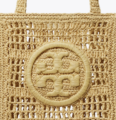 Tory Burch Ella hand crocheted mini tote 160477 | eBay