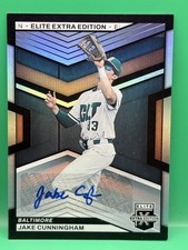 2023 Panini Elite Extra Edition - Jake Cunningham #114 Signatures (AU, RC)