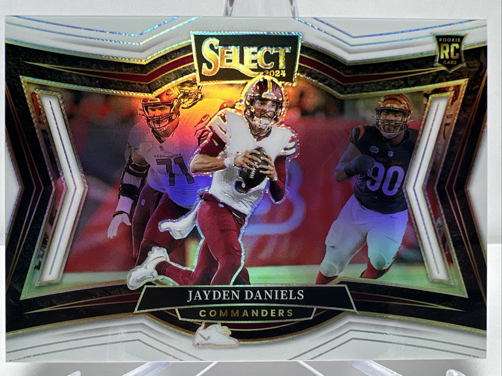 2024 Select Field Level White Prizm JAYDEN DANIELS 29/35 #476 RC