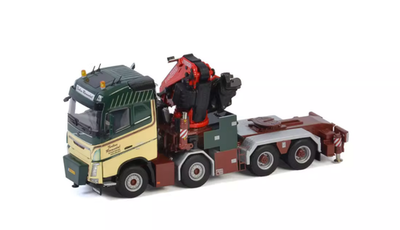 1:50 WSI VOLVO FH4 8X4 FASSI 1100 JIB Truck-mounted Crane Truck