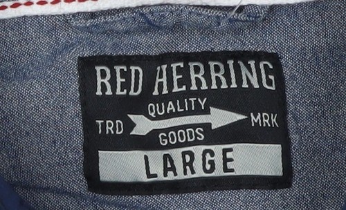 Red Herring Men's Green Check Casual Shirt, Large - Picture 3 of 12