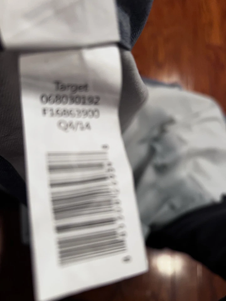 2 Blue Curtains Grommet 40 X 84" Target Blackout - Image 3 of 4