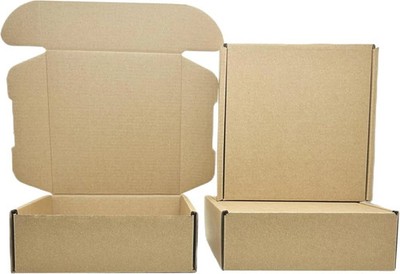 6 x 6 x 2 Inches Small Shipping Boxes 50 Pack Corrugated Cardboard Packaging ...