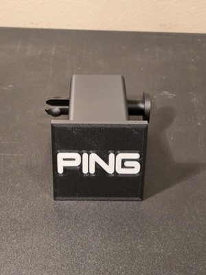 3d Printed PLA Ping Golf 2'' Trailer Hitch Cover. Gift For The Golf Lover.