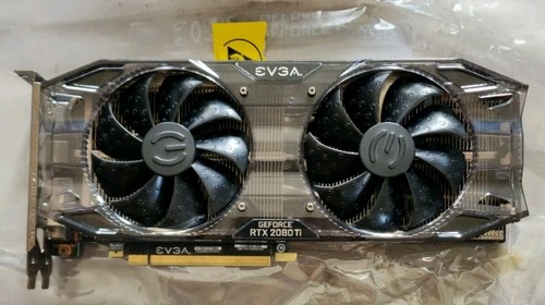 EVGA GeForce RTX 2080 Ti Black Edition Gaming RGB 11G-P4-2281-KR 11GB GDDR6 Used - Picture 1 of 6
