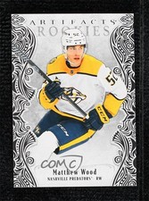 2025-26 Upper Deck Artifacts Rookies Lime Green 43/125 Matthew Wood #187 1pa2