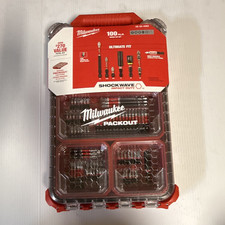 Milwaukee SHOCKWAVE Ultimate Fit 100-Piece Drill Bit Set PACKOUT 48-32-4082