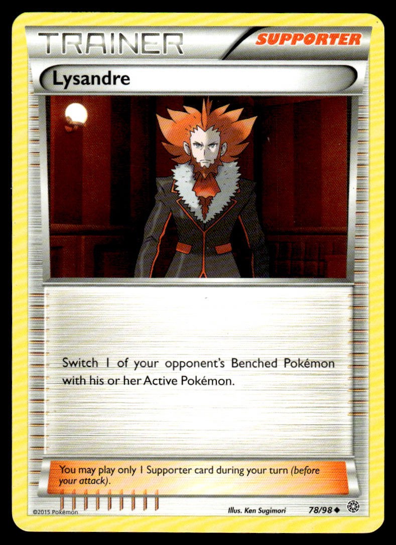 Lysandre 78/98 Uncommon Ancient Origins Pokemon MP
