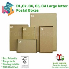 Brown Royal Mail PIP Large Letter Postal Boxes C4, C5, C6, C7, and DL Plus Deep