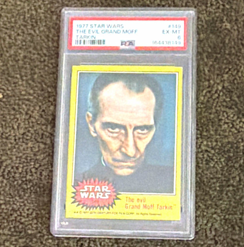 1977 Topps Star Wars #149 The evil Grand Moff Tarkin — PSA 6