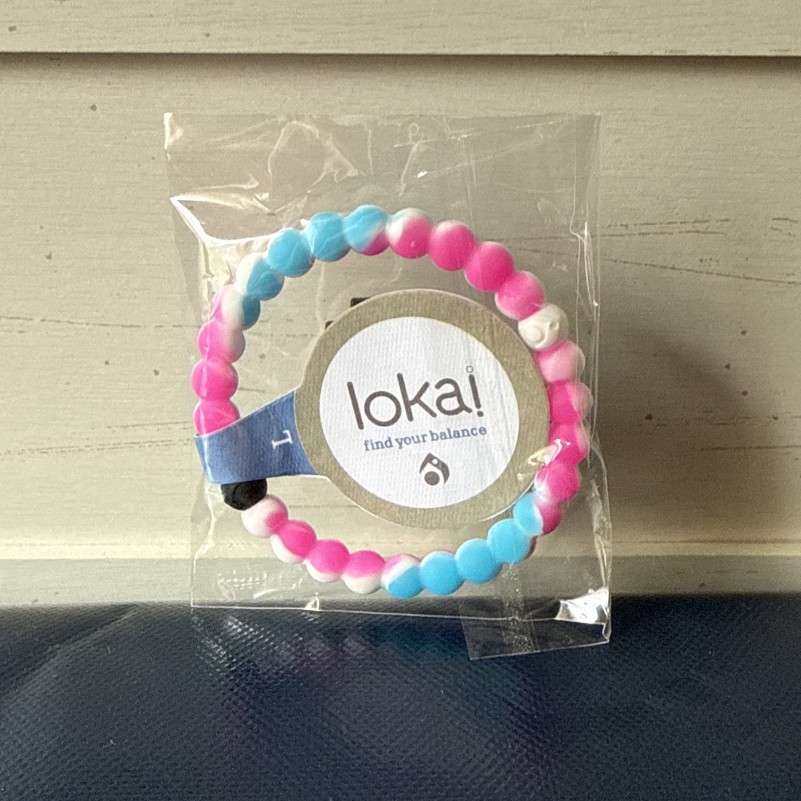 Lokai Bracelet “Find Your Balance” Size Large - COTTON CANDY