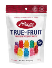 Albanese 7.75 oz TRUE TO FRUIT American Favorite Gummi Bears Gummy Candy BB 8/26