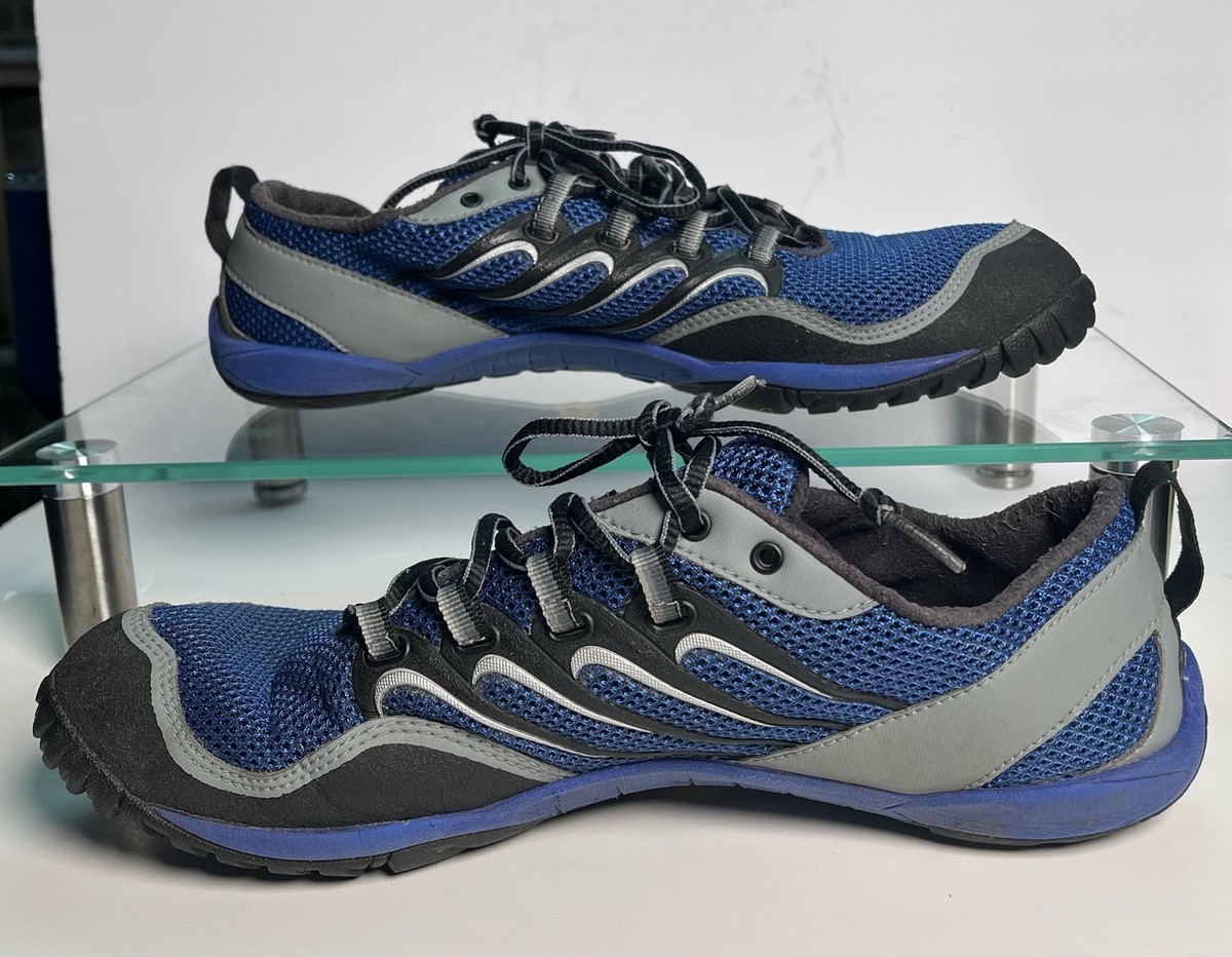 Merrell Trail Glove 10.5 Minimalist Running Shoes Blue Gray 