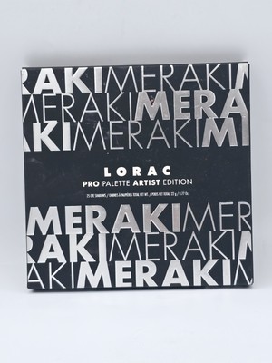 LORAC PRO PALETTE ARTIST EDITION MERAKI ~25Eyeshadow Shades. New In Box 