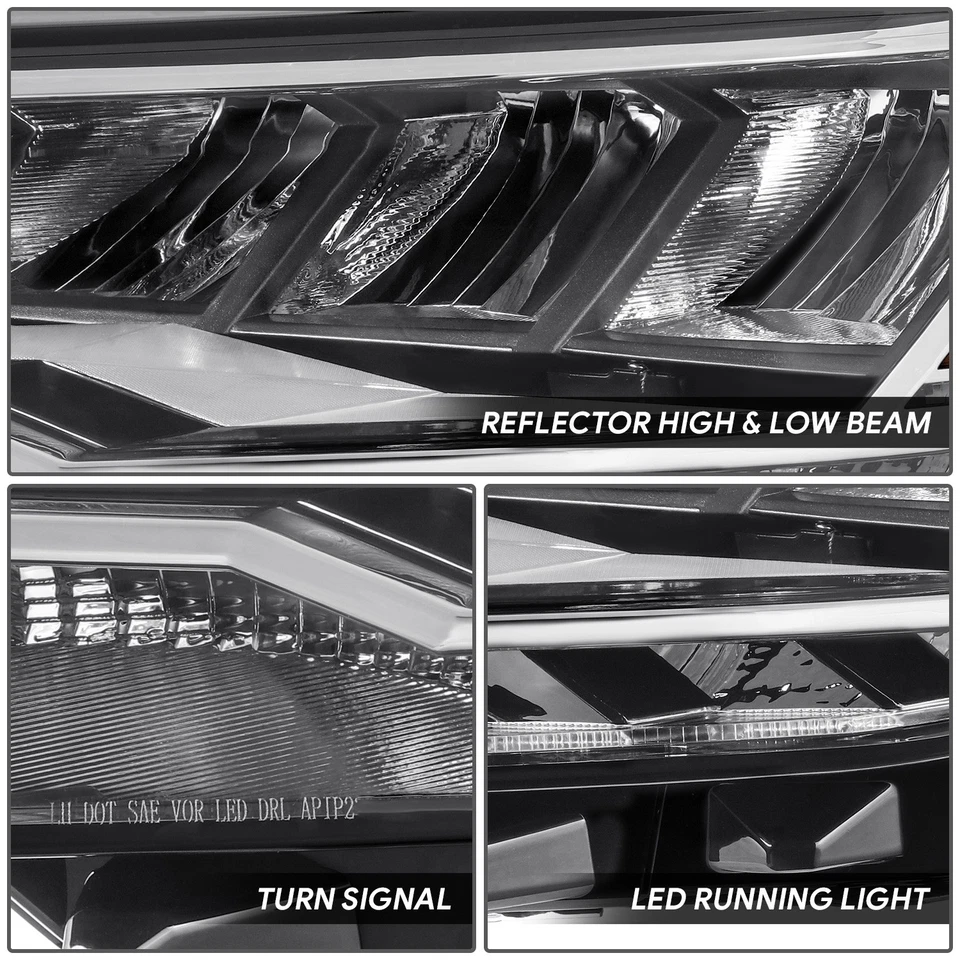 Faro esquinero izquierdo ámbar carcasa negra para Volkswagen Jetta 2019-2023 Foto 3 de 4