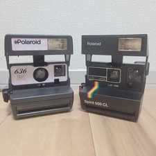 Polaroid 636 Auto Focus  Spirit 600 CL Camera Set Used No Film