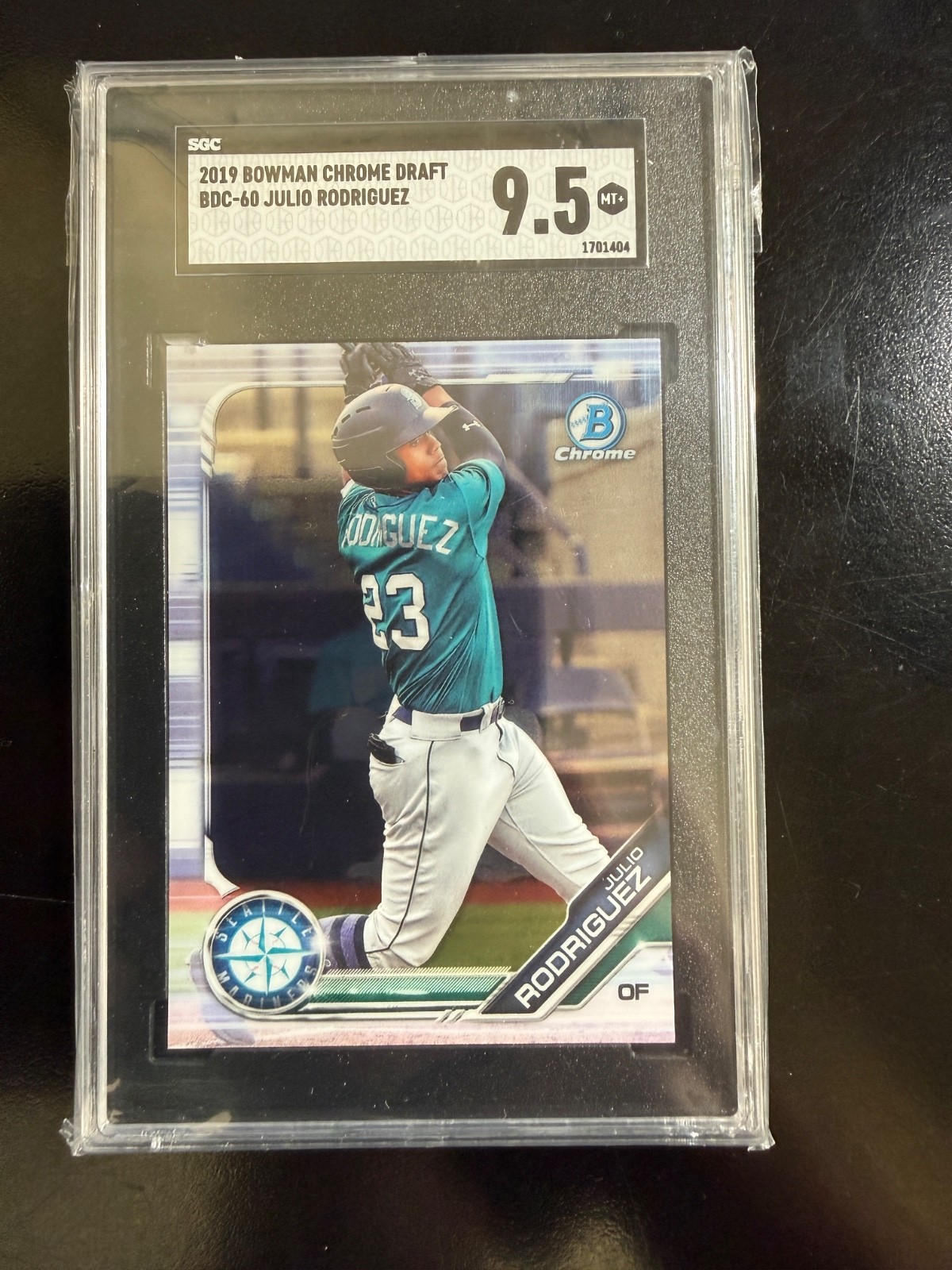 2019 Bowman Chrome Draft #BDC-60 Julio Rodriguez Refractor SGC 9.5