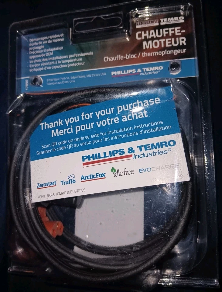 Calentador bloque motor - 600 vatios 1-5/8" Zerostart 3100054 Chevy Ford Kia Buick Etc Foto 2 de 2