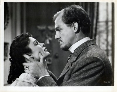 Karl Malden + Patricia Medina in Phantom of the Rue Morgue (1954)   Photo 1138K