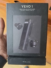 Happy Plugs YEVO 1 In-Ear Bluetooth Headphones Jet Black Brand New Wireless