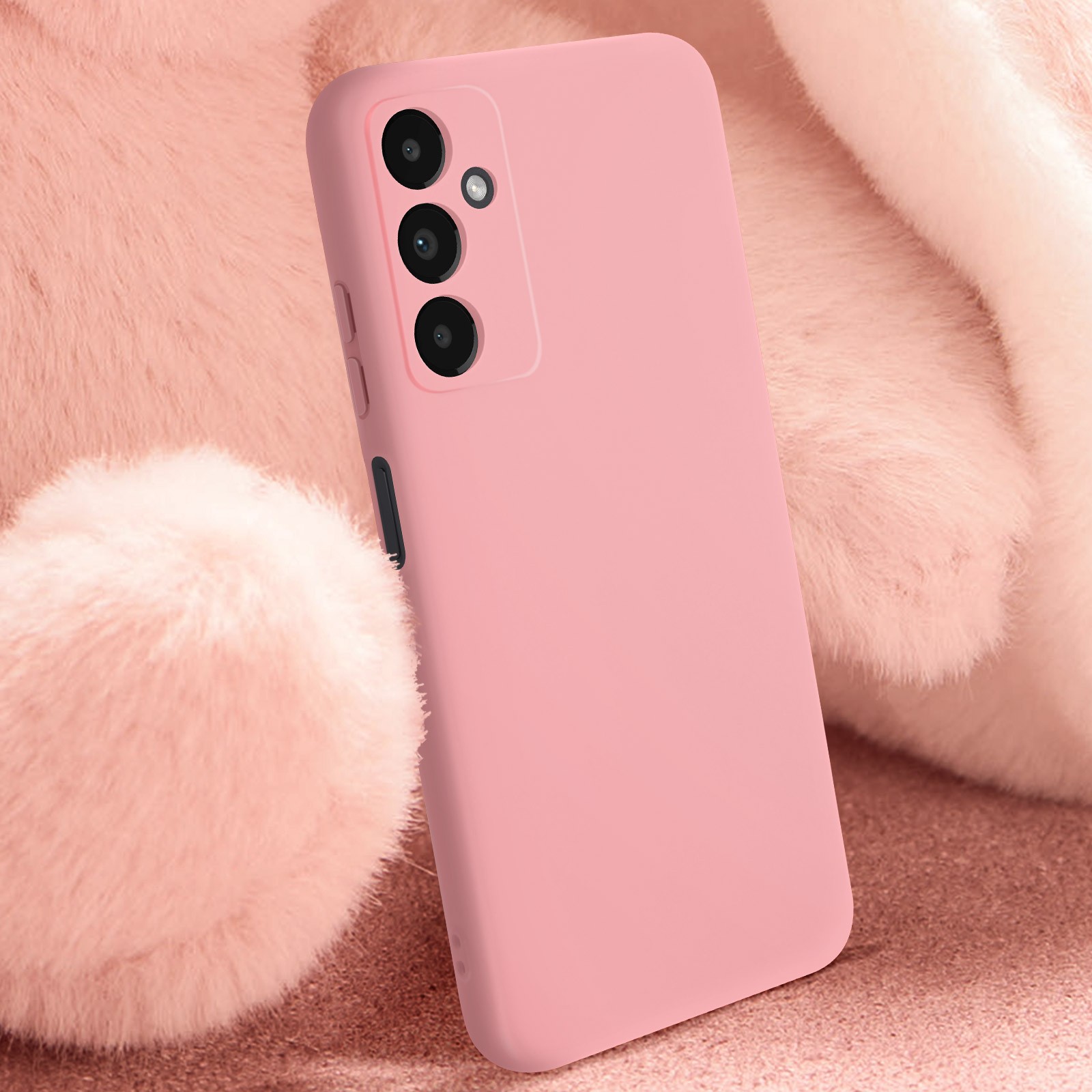 Coque silicone Galaxy A05s rose pour le quotidien - 3