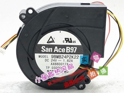   9BMB24P2K22 24V 1.62A 4-wire blower turbine DC cooling fan *uq