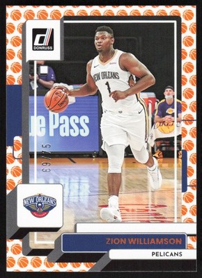 2022-23 DONRUSS BASKETBALL ZION WILLIAMSON 69/75 NEW ORLEANS PELICANS #164