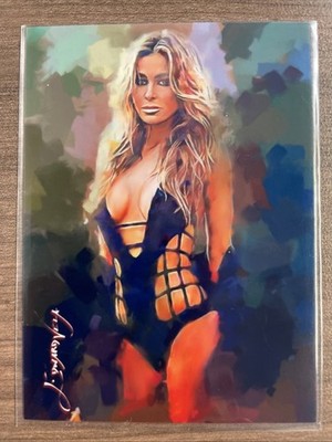 CARMEN ELECTRA #18 Sketch Card Limited 17/50 Edward Vela Hand Signed 2021