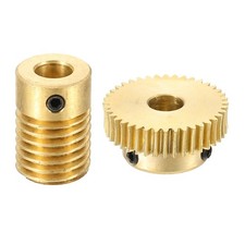 Worm Gear Set 0.5 Module 1:40 Reduction Rate(Gear-6mm Bore, Rod 6mm Bore)