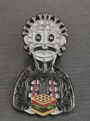 HELLRAISER CUBE PINHEAD BOB'S BURGERS Pin Badge Patch Neu Hochwertig