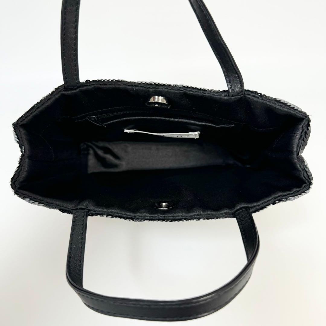 Givenchy Black Sequin Mini Handbag, Authentic, Ne… - image 8