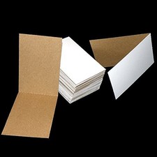 350 Folded Flat Vending 3" x 4.5" Sports Card Folders Mail Shipping Stiffener...