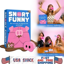 Snort Funny Party Game, Oinkcredible You Laugh You Lose Kids Adults