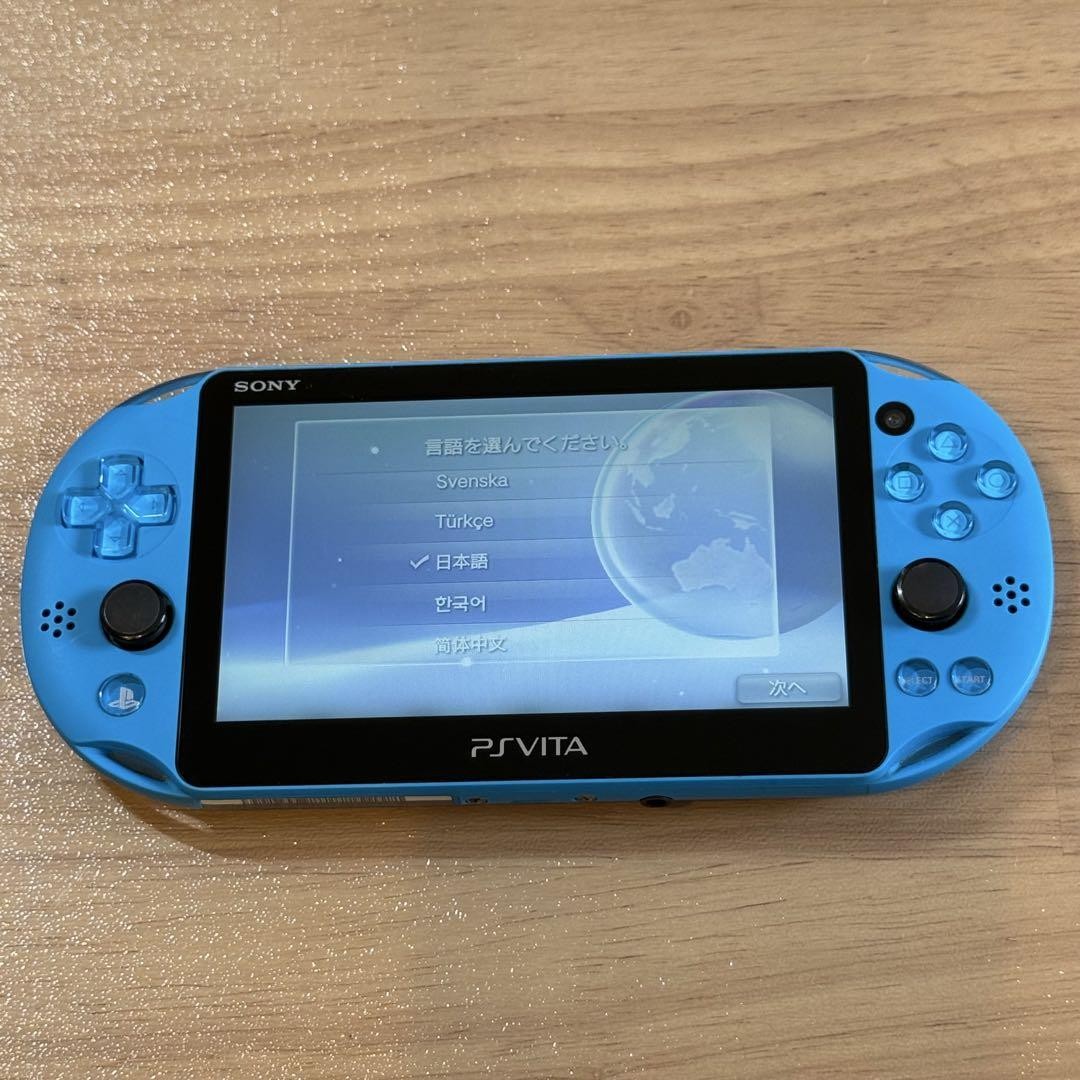 SONY PS VITA PCH-2000 blue Playstation Working Tested region free
