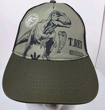 Jurassic World T-Rex Dinosaur Boys Ball Cap Hat Snapback Baseball New